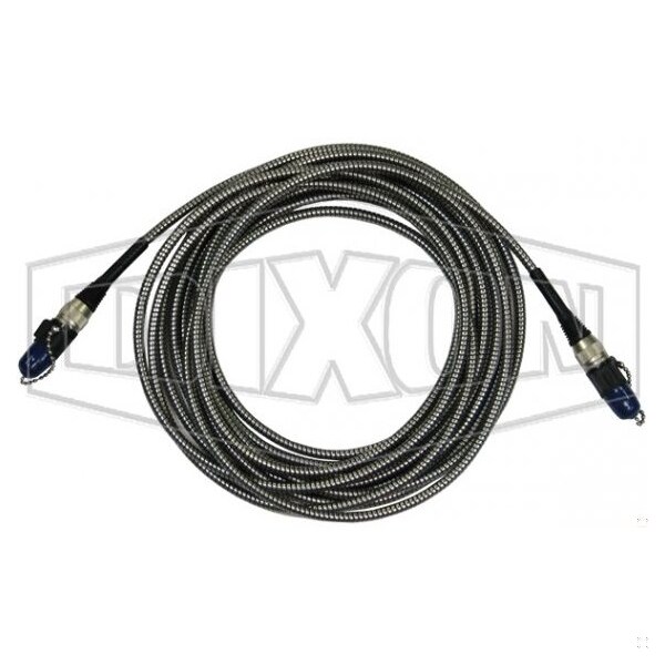 Dixon ADS Spillguard Armored Cable, 3 Pin Connector, For Use with ADS Spillguard System, 316 SS A200CA3P50 - main